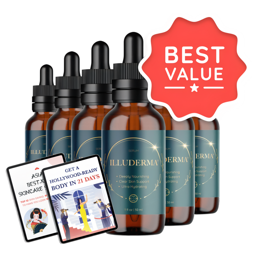 Illuderma - 6 Bottles + 2  Ebooks